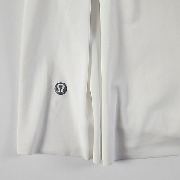 Lululemon Lost In Pace Skort Skirt White Flowy Lightweight Size 10 Regular - Picture 9 of 15